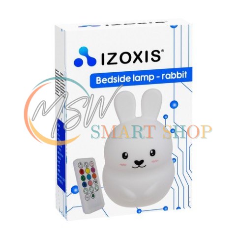 Lampka nocna RGB z pilotem - królik