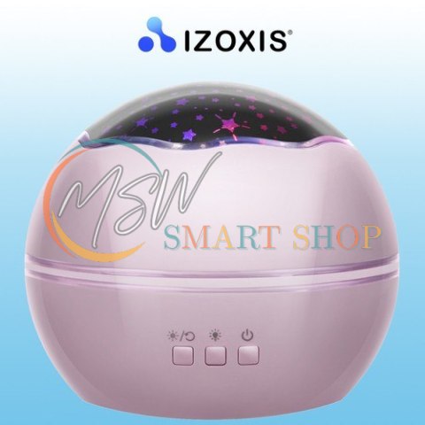 Lampka nocna z projektorem- różowa LP16859 Lampka nocna z projektorem- różowa LP16859