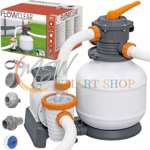 Pompa piaskowa do basenu 7571l/h - BESTWAY 58499 Pompa piaskowa do basenu 7571l/h - BESTWAY 58499
