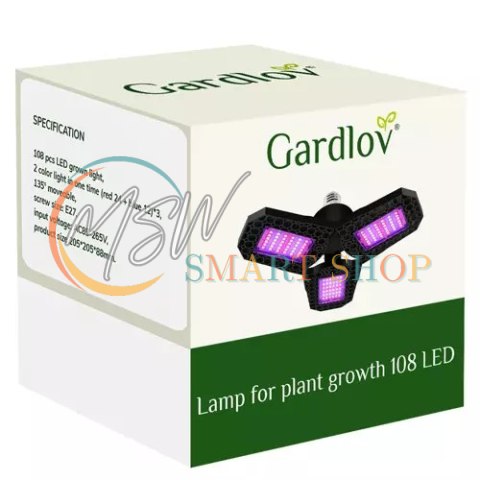 Lampa 108 LED do wzrostu roślin Gardlov 20440 Lampa 108 LED do wzrostu roślin Gardlov 20440