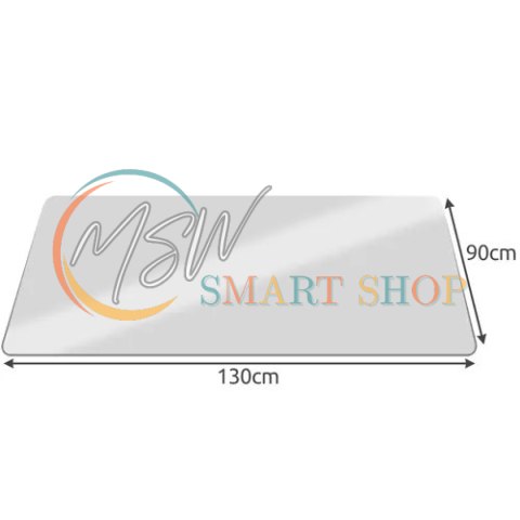 Mata ochronna pod krzesło 90x130cm RUHHY - mleczna