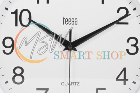 Zegar ścienny 25 cm biały