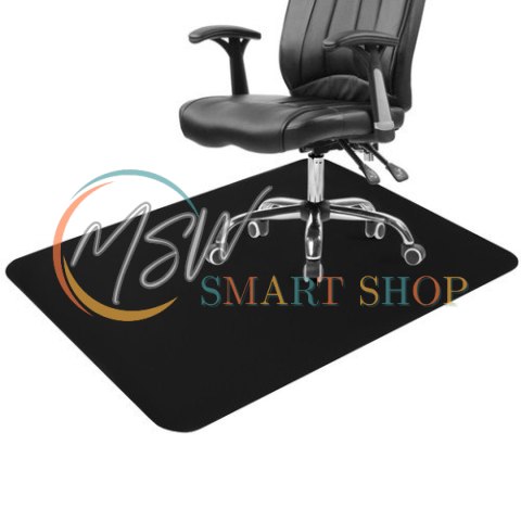 Mata ochronna pod krzesło 100x140cm RUHHY - czarna