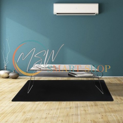 Mata ochronna pod krzesło 100x140cm RUHHY - czarna