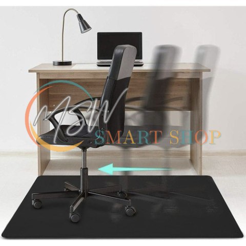 Mata ochronna pod krzesło 100x140cm RUHHY - czarna