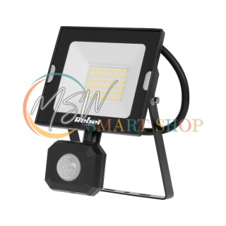 Reflektor LED 30W z sensorem ruchu i zmierzchu, 4000K, 230V