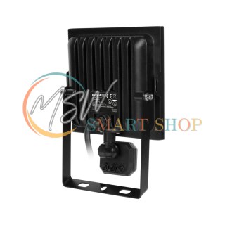 Reflektor LED 50W z sensorem zmierzchu i ruchu, 4000K, 230V