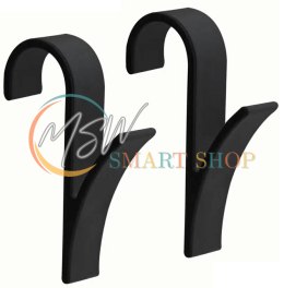 AG928A Haczyk na grzejnik łazienkowy black