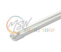 Świetlówka led 60cm 9w t8 3000k g13 ciepła przezroczysta jednostronna