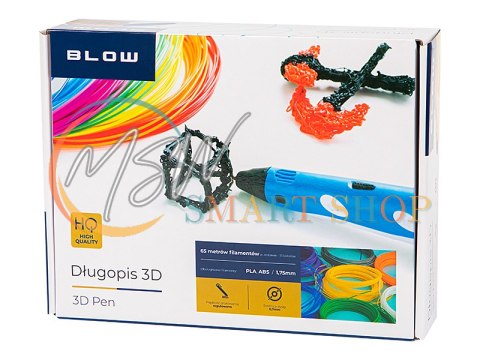 55-001# Długopis 3d drukarka 3d niebieski + 65m filament mix 55-001# Długopis 3d drukarka 3d niebieski + 65m filament mix
