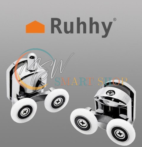 Kółka do kabiny prysznicowej - 8szt. Ruhhy 22900 Kółka do kabiny prysznicowej - 8szt. Ruhhy 22900