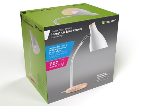 Lampka biurkowa Tracer Scandi White Lampka biurkowa Tracer Scandi White