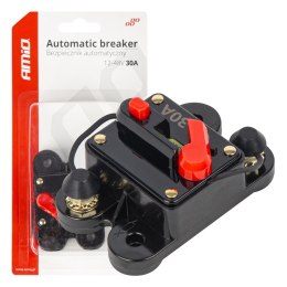 Samochodowy bezpiecznik automatyczny 30a 12v 24v 48v amio-03824