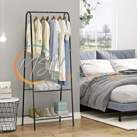 Wieszak na ubrania - stojak z półką na buty 22258