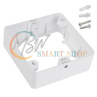 Adapter natynkowy Maclean, do panelu LED 9W, kwadratowy, 120*120*38mm, MCE378 S