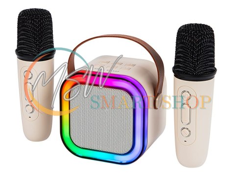 30-358# Głośnik bluetooth karaoke rgb 2 mikrofony 30-358# Głośnik bluetooth karaoke rgb 2 mikrofony