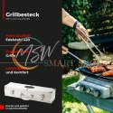 AD 6729 Sztućce do grilla ? zestaw w aluminiowej walizce