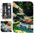 AD 6729 Sztućce do grilla ? zestaw w aluminiowej walizce