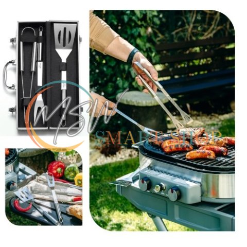 AD 6729 Sztućce do grilla ? zestaw w aluminiowej walizce AD 6729 Sztućce do grilla ? zestaw w aluminiowej walizce