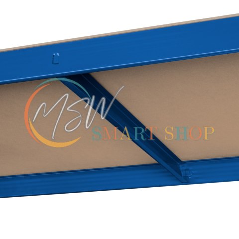 Regał metalowy magazynowy 180x90x40 niebieski Rebel