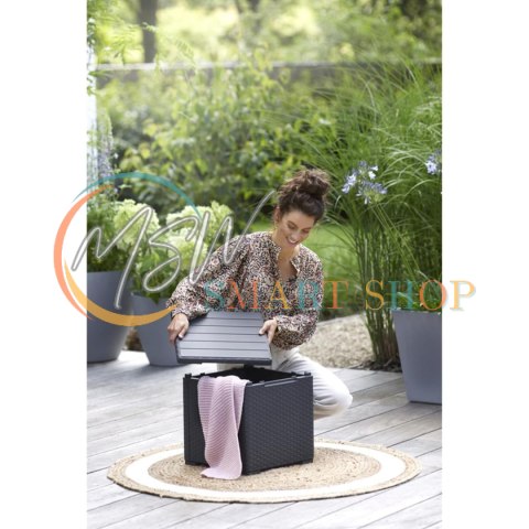 Stolik Vigo storage box graphite Stolik Vigo storage box graphite