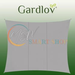 Żagiel przeciwsłoneczny 4x3m- szary Gardlov 23143
