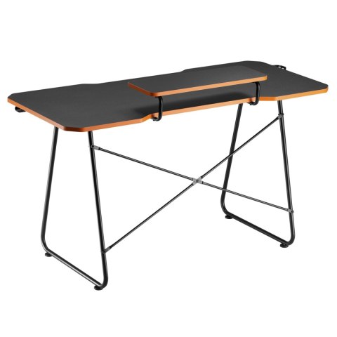Biurko gamingowe z półką na monitor NanoRS, 50kg max, wysokość 850mm, czarne, RS170 Biurko gamingowe z półką na monitor NanoRS, 50kg max, wysokość 850mm, czarne, RS170