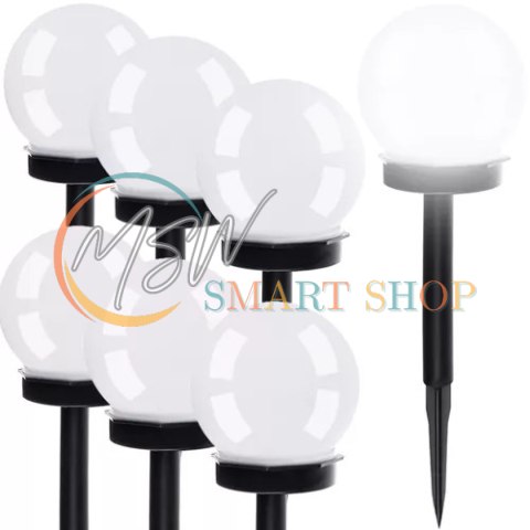 Lampa ogrodowa solarna- kula zestaw 6szt. 23562