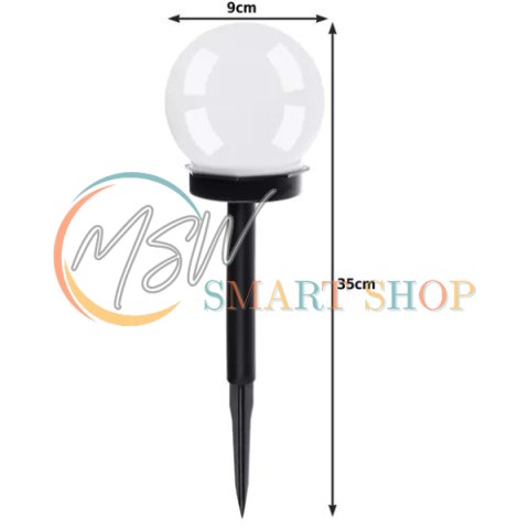 Lampa ogrodowa solarna- kula zestaw 6szt. 23562
