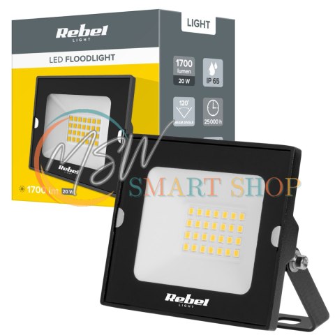 Reflektor led 20W Rebel , 6500K, 230V Reflektor led 20W Rebel , 6500K, 230V