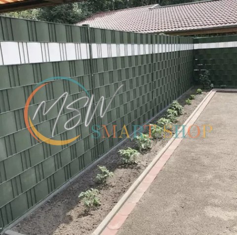 Taśma ogrodzeniowa 19cmx35m 450g/m2 zielona 23699