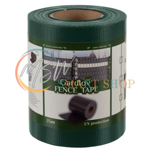 Taśma ogrodzeniowa 19cmx35m 450g/m2 zielona 23699