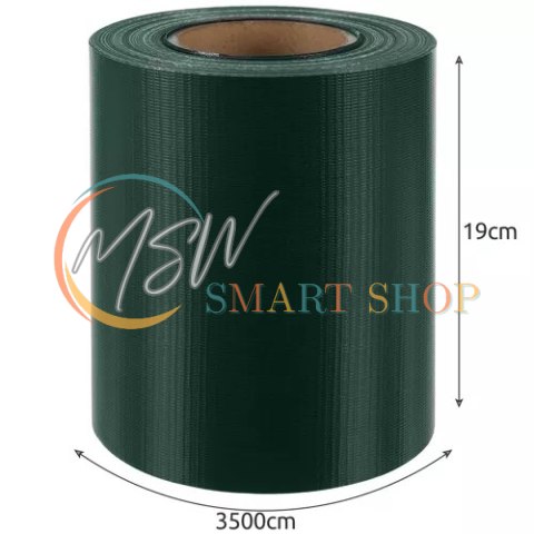Taśma ogrodzeniowa 19cmx35m 450g/m2 zielona 23699