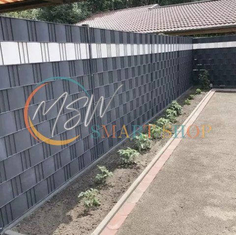 Taśma ogrodzeniowa 19cmx35m 630g/m2 antracyt 23703