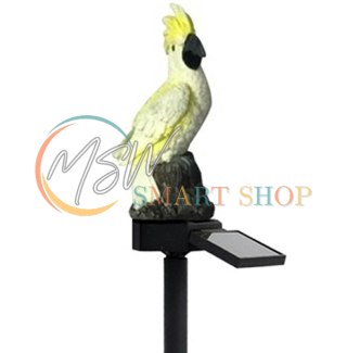 ZD50S Lampa solarna led papuga biała