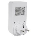 Miernik energii GreenBlue, watomierz, typ E, 220-240V AC, 50Hz, max. obciążenie 16A, IP20, wbudowana bateria, GB364 E