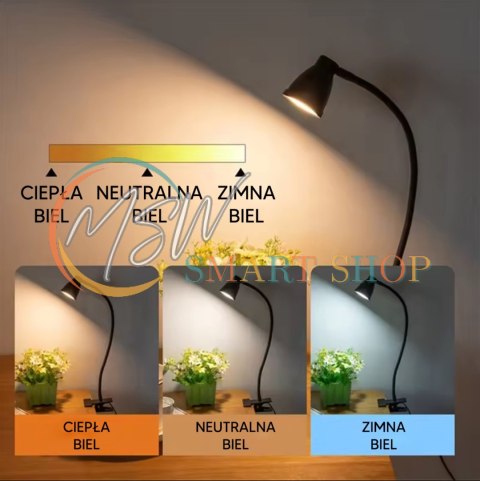ZD130 Lampka biurkowa led z klipsem ZD130 Lampka biurkowa led z klipsem