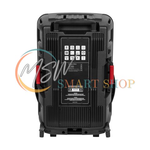 Aktywna kolumna głośnikowa (z 2 mikrofonami bezprzewodowymi UHF, SD, Bluetooth, FM, USB, LED) 60 Watt Aktywna kolumna głośnikowa (z 2 mikrofonami bezprzewodowymi UHF, SD, Bluetooth, FM, USB, LED) 60 Watt
