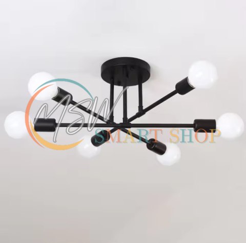 ZD74N Lampa sufitowa wisząca loft 6 ramion ZD74N Lampa sufitowa wisząca loft 6 ramion