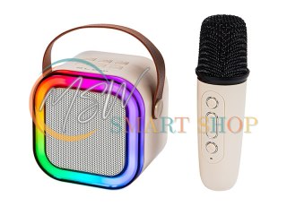 30-359# Głośnik bluetooth karaoke rgb 1 mikrofon