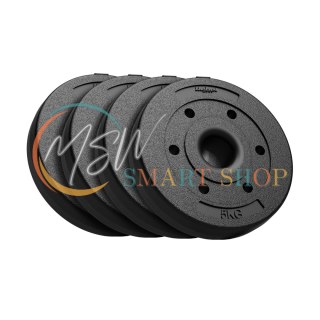 Obciążenie bitumiczne olimpijskie zestaw 4x5kg, otwór 51mm , REBEL ACTIVE