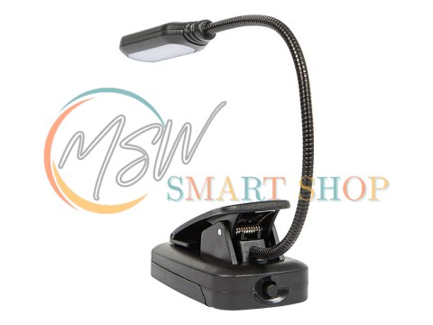 44-162# Lampka biurkowa led lb-18 z klipsem czarna 44-162# Lampka biurkowa led lb-18 z klipsem czarna