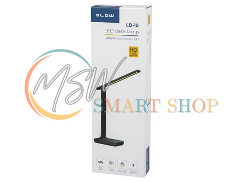 44-163# Lampka biurkowa led lb-19 czarna 44-163# Lampka biurkowa led lb-19 czarna
