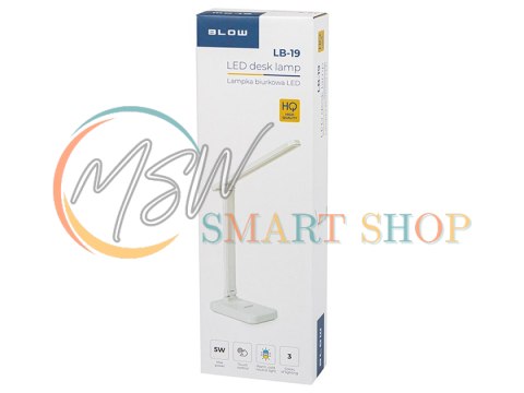 44-164# Lampka biurkowa led lb-19 biała 44-164# Lampka biurkowa led lb-19 biała