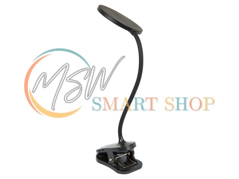 44-165# Lampka biurkowa led lb-20 z klipsem czarna` 44-165# Lampka biurkowa led lb-20 z klipsem czarna`
