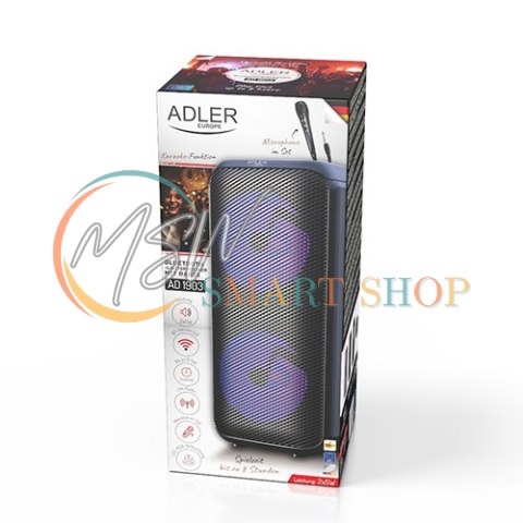 AD 1903 Głośnik bluetooth z radiem / funkcja karaoke AD 1903 Głośnik bluetooth z radiem / funkcja karaoke