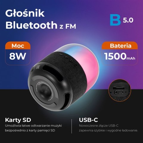 AD 1904 Głośnik bluetooth z fm AD 1904 Głośnik bluetooth z fm