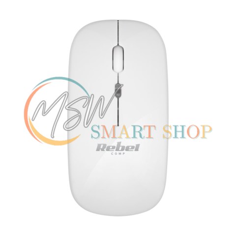 Bezprzewodowa mysz Rebel WM210 Biała Bezprzewodowa mysz Rebel WM210 Biała