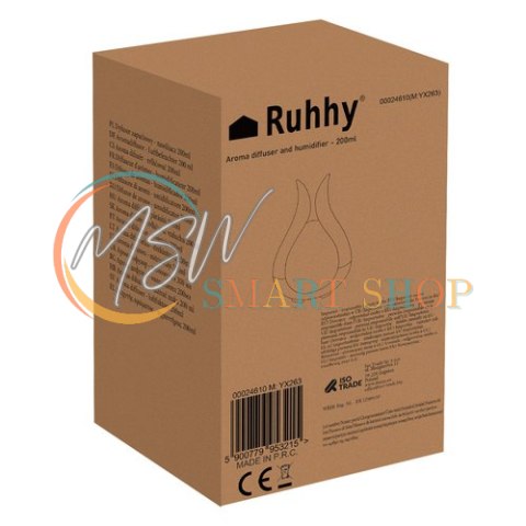 Dyfuzor zapachowy - nawilżacz 200ml Ruhhy 24610 Dyfuzor zapachowy - nawilżacz 200ml Ruhhy 24610
