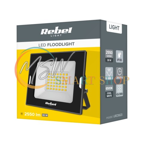 Reflektor led 30W Rebel, 6500K, 230V Reflektor led 30W Rebel, 6500K, 230V